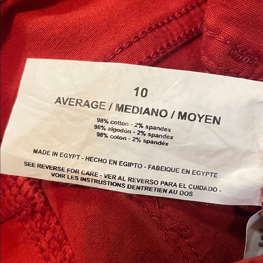 Bandolino Women's Straight Leg Burnt Orange Amy Jeans Size 10 | NWT - Picture 8 of 8